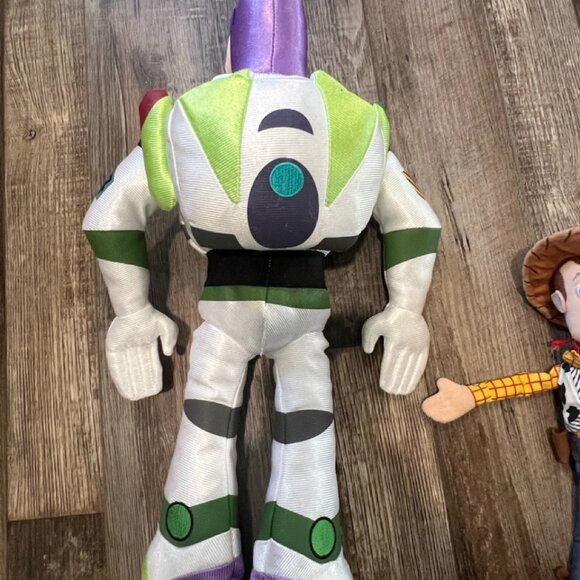 Disney Toy Story Stuffed Animals Plush Toys Woody Buzz Lightyear 19" - Picture 2 of 9
